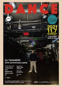 DJ TADASEEK 23rd ANNIVERSARY -DANCE-
